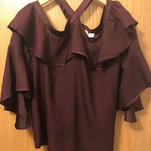 Loft Cold-shoulder Blouse